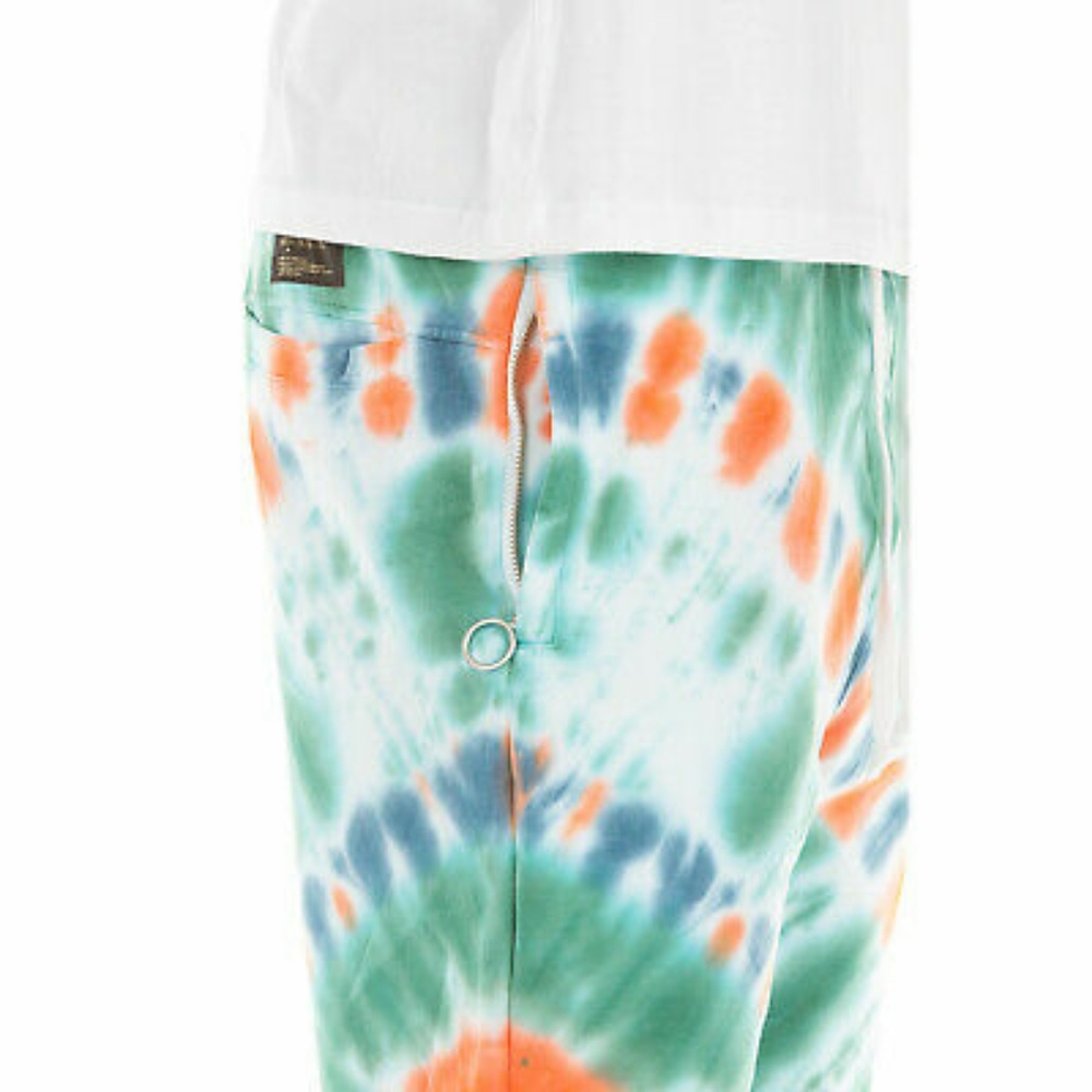 Mens Multi-Color Tie Dye Shorts by AKOO